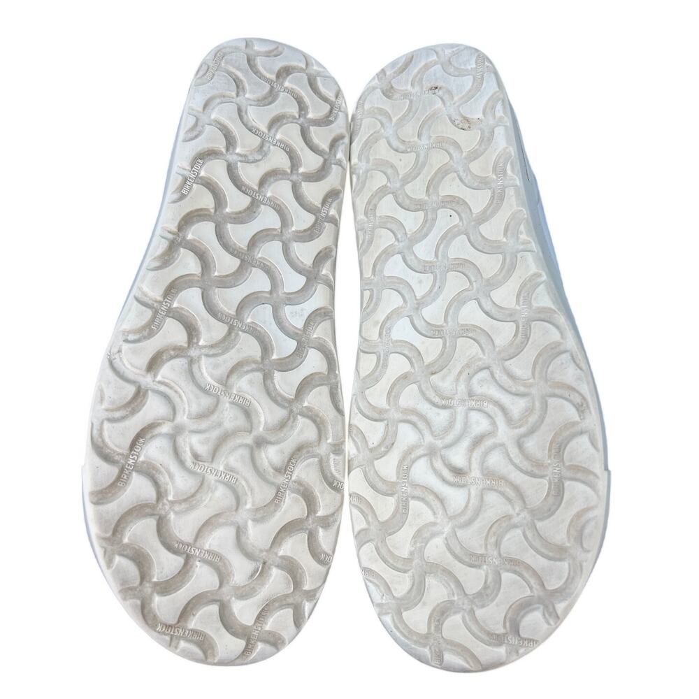 Birkenstock Unisex Bend Low White Leather Lace Uo Sneaker Size M 6 W 8 - Picture 9 of 11